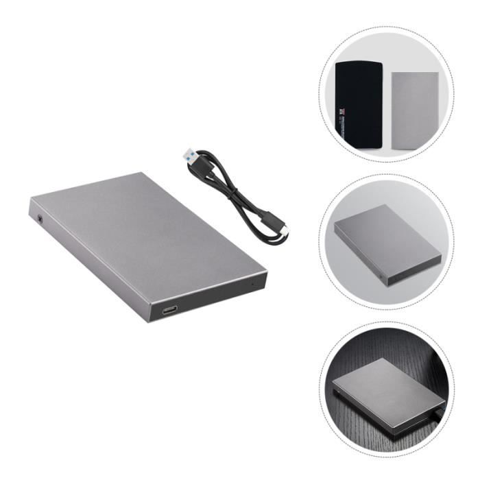 Disque Dur Externe HDD 2.5 USB 3.0 SATA Portable Stockage 4TB 4To Noir  Métal avec Sac Étui de Protection - Cdiscount Informatique