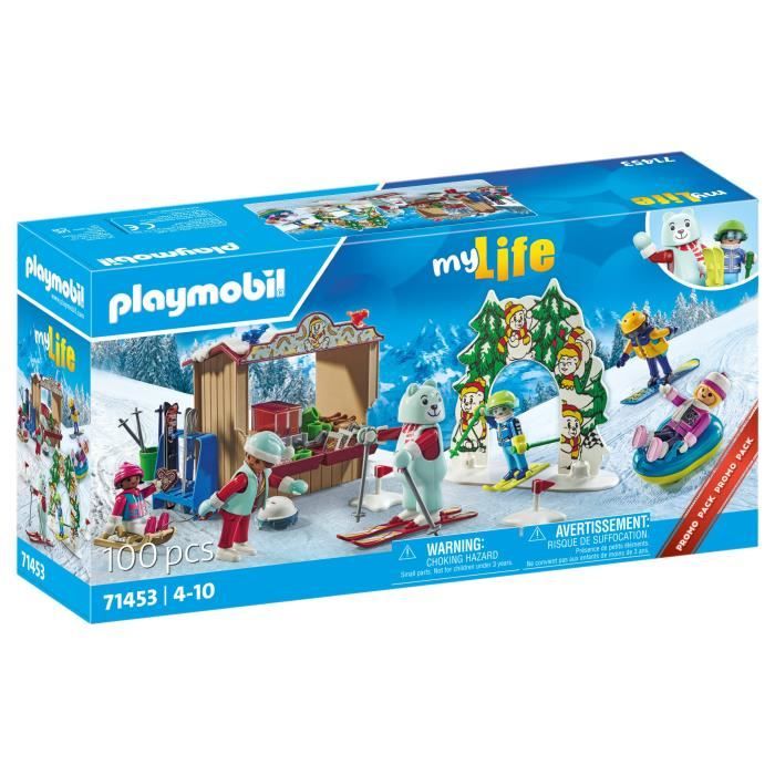 PLAYMOBIL 71453 - Vacanciers et sports d'hiver - My life - Dès 4 ans