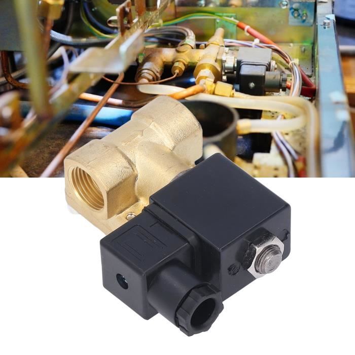 Électrovanne Laiton 1/2" NC 12V DC Pour Vapeur Haute Pression – WIC Valve