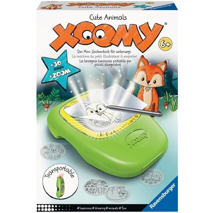 Machine à dessin Xoomy® Midi Cute animals Ravensburger - A partir de 6 ans