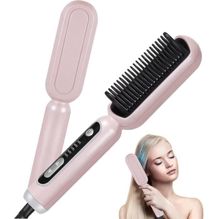 Brosse à cheveux ionique électrique portable