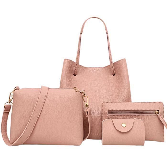 Sac De Cours En Simili Cuir Grande Capacité | Pour Femme, Plusieurs Compartiments, Design élégant - 12
