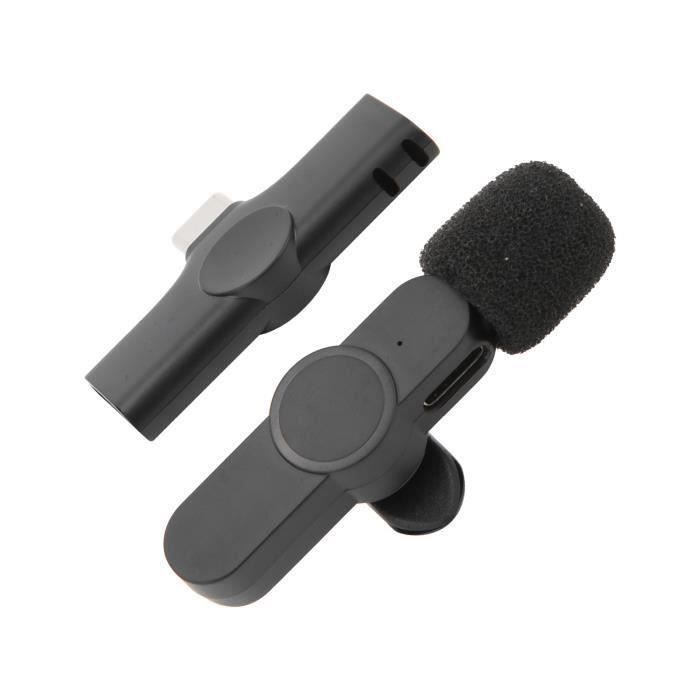 Lot De 2 Microphones Cravate Sans Fil Type C Pour IPhone IPad Android - Enregistrement Vidéo Et Live Parfait