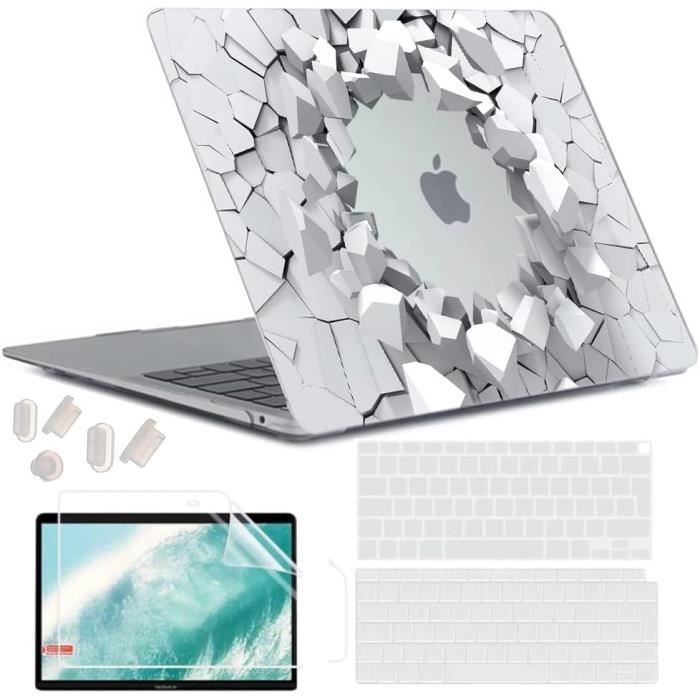 Selencia Coque Paillettes pour Apple MacBook Air 13 pouces (2022 / 2024 M3 chip / 2025 M4 chip