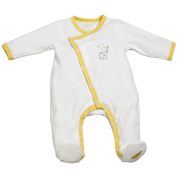 Pyjama Bebe Blanc Jaune 1 Mois Babyfan Sauthon Cdiscount Pret A Porter Pyjama Bebe Blanc Jaune 1 Mois Babyfan Sauthon Cdiscount Pret A Porter