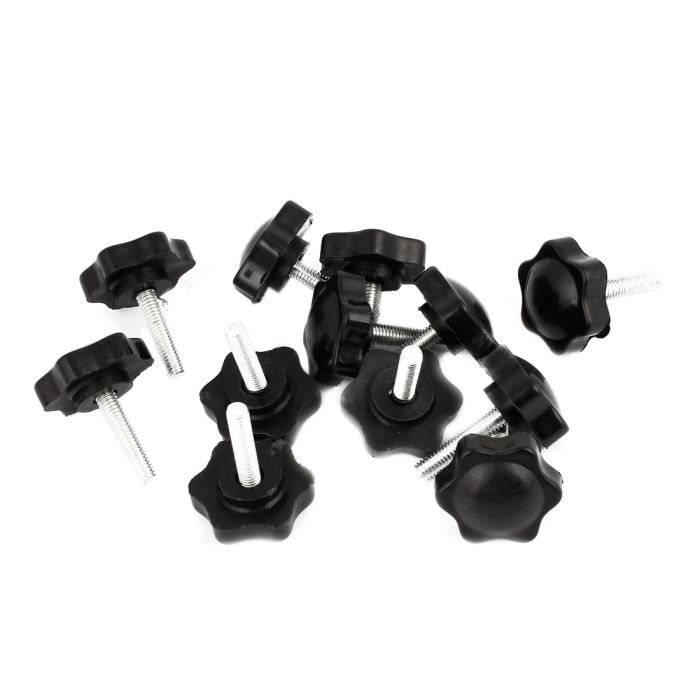 32mm Diamètre étoile Tête Substitut 6mm X 70mm Vis Serrage