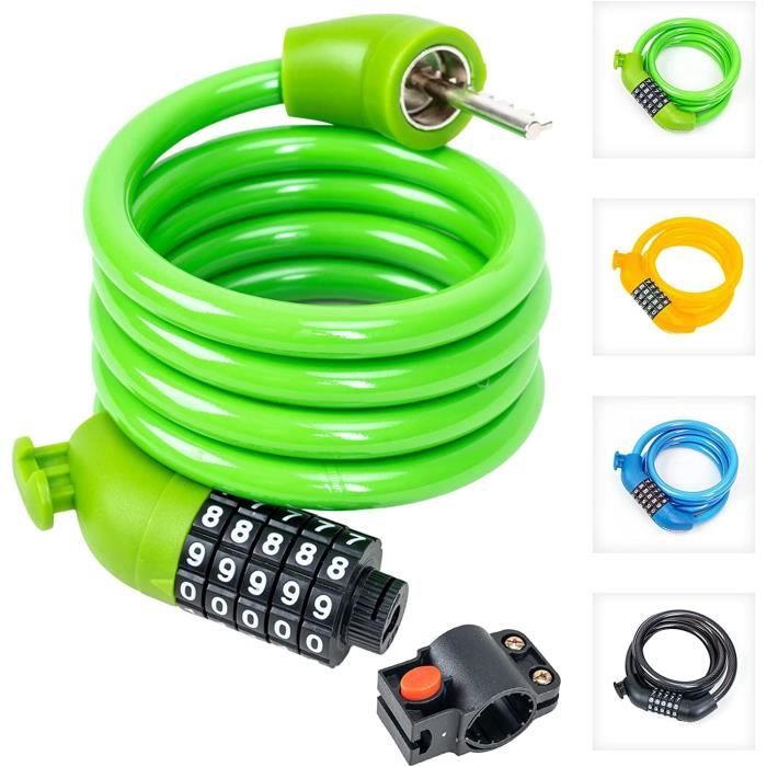 Très long câble antivol vélo 10 mètres POINT