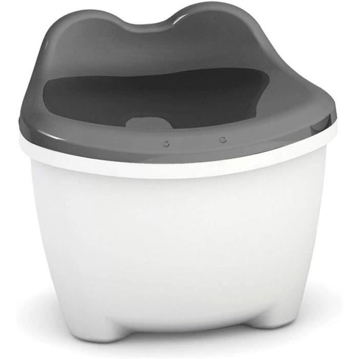 QGBYMX Grand panier de rangement pliable en lin avec couvercle