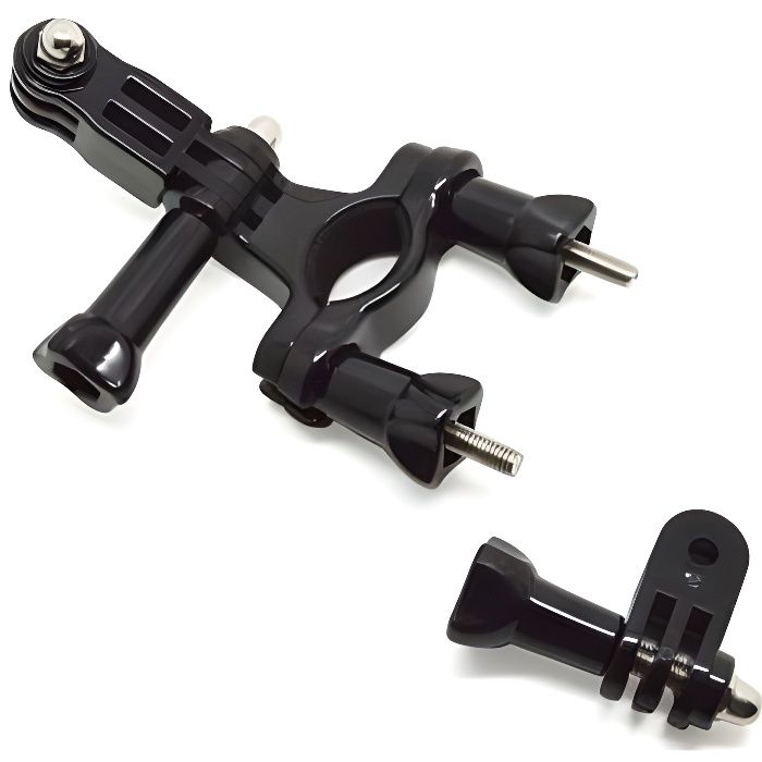 Diam Minimum Tube 27mm Gopro Support Adaptateur NOIR Pour Vélo Cadre Moto 