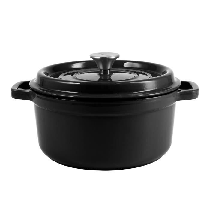 Cocotte En Fonte émaillée Vintage - Compatible Tous Feux (induction, Gaz...)