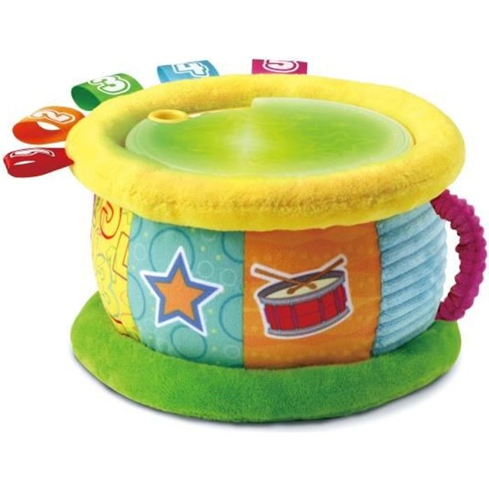 Tambour Lumi Magique - VTECH BABY - Jouet Musical - Bilingue - Sons et Lumières