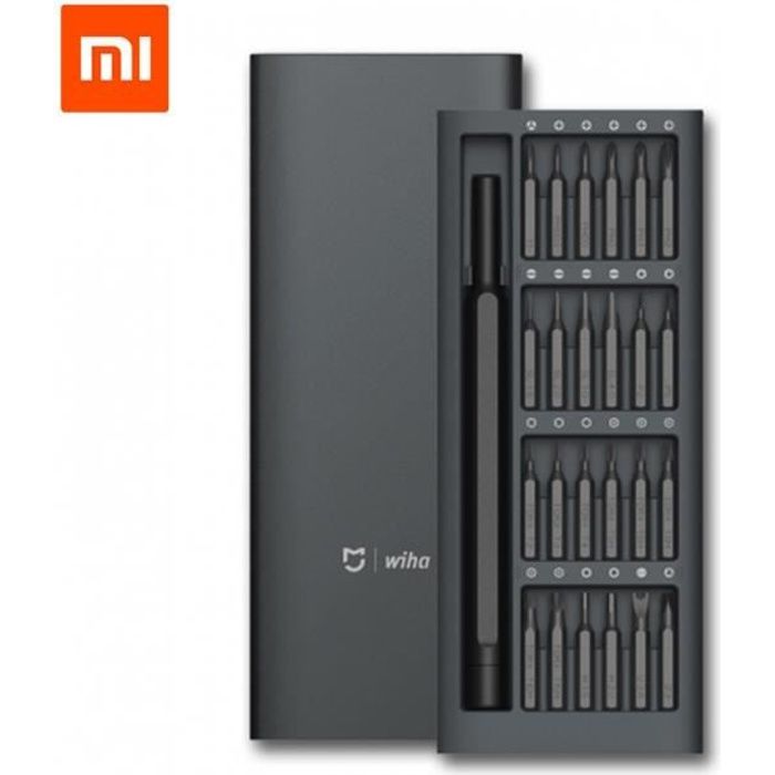 Xiaomi Mijia Wiha 24 In 1 Tournevis De Precision S2 Acier Outils De Reparation Achat Vente Tournevis Xiaomi Mijia Cdiscount