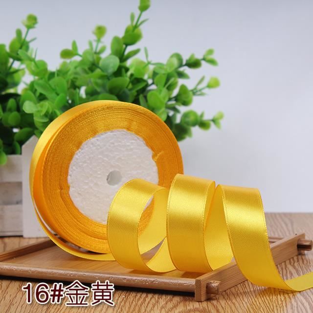 Ruban En Satin Rose Pour Décoration De Fête De Mariage, Emballage Cadeau De Noël, Fournitures De Matériel De Bricolage D'anniversaire, 6mm-50mm, 25 Mètres