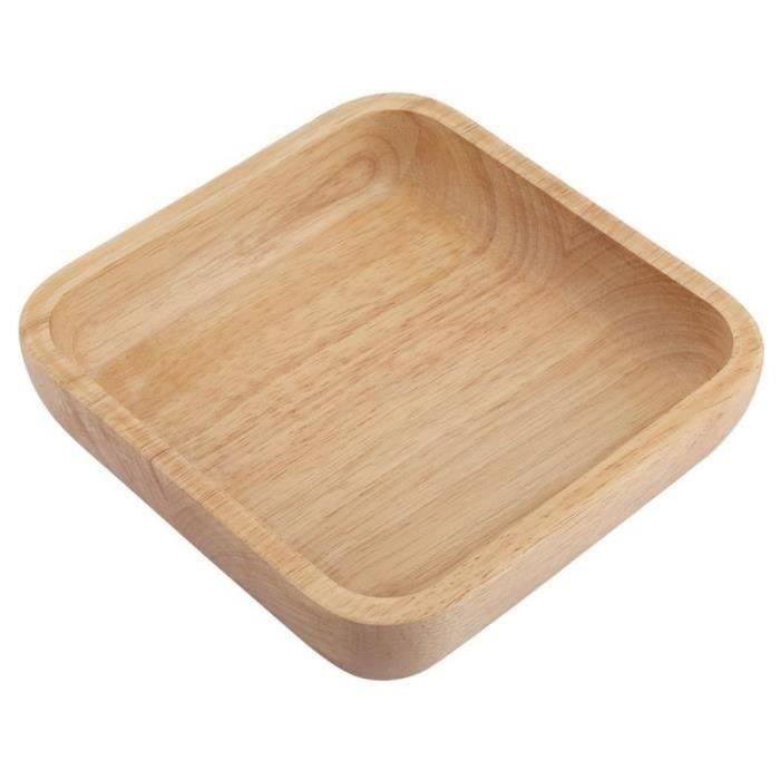 ARAMOX assiette de service Plateau de service en bois polyvalent pour
