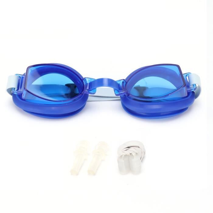 Lunettes De Natation Antibue Et Anti-UV Avec Bonnet De Bain Pince-nez Et Bouchons Doreilles Label - Sport