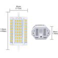 DAMILY® LED R7S 30W-Ampoule Doublé Extrémités 118mm 230V Blanc chaud-1