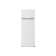 Réfrigérateur 2 portes BEKO RDSA240K20W - Congélateur haut - Dégivrage automatique - 223L - Pose libre - Blanc-1