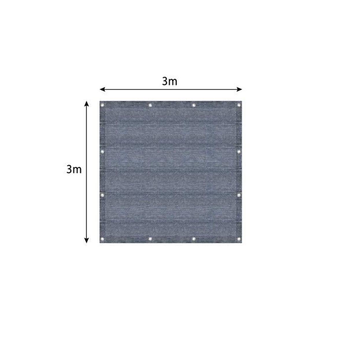Tapis de sol MAT MAT gris 3.40 x 2.50 m