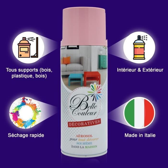 Bombe De Peinture Rose Bonbon - Fabriqué en Italie - Belle Couleur -  Cdiscount Beaux-Arts et Loisirs créatifs
