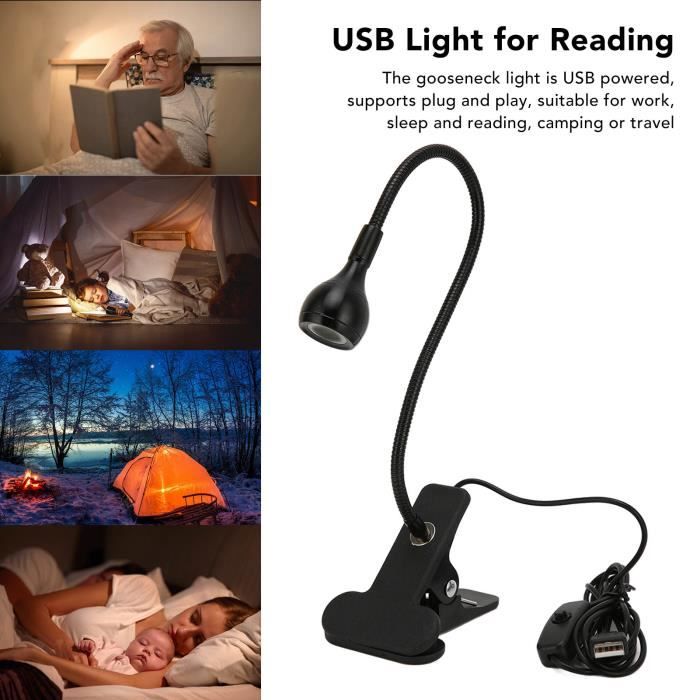 12 pièces USB LED lumière, USB Mini LED flexible, lampe de lecture