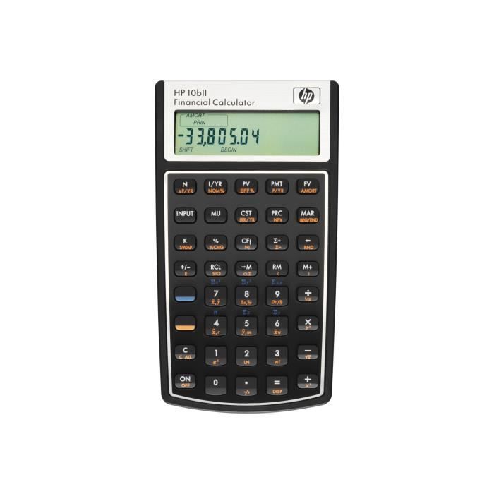 HP 10bII Calculatrice financière pile - Cdiscount Beaux-Arts et Loisirs  créatifs