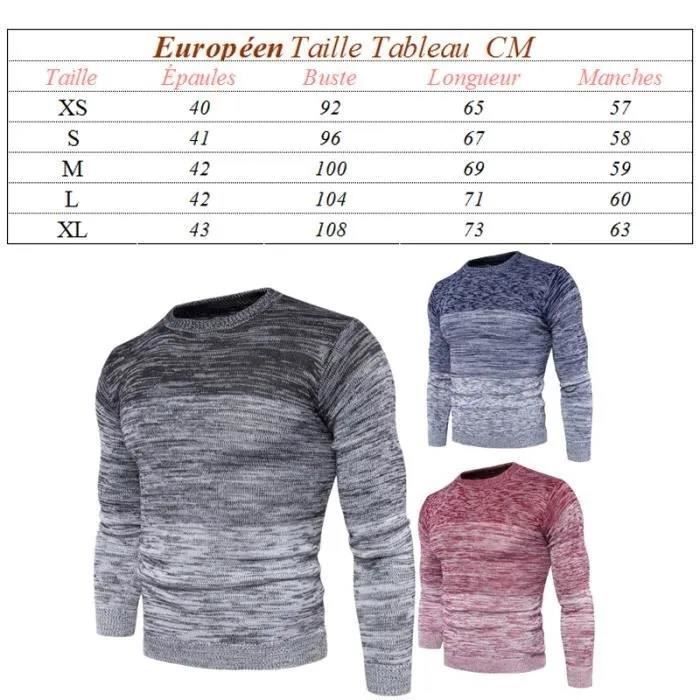 Pull Homme Jacamo Bleu, Col Rond, Coton, Taille XL, Manches Longues - Occasion TB