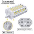 DAMILY® LED R7S 30W-Ampoule Doublé Extrémités 118mm 230V Blanc chaud-2