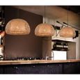 1Pcs Lustre en Bambou de Jardin Américain Style Nouvelle Arrivée Restaurant Café Bar Salon L'éclairage Rotin Lampe-2