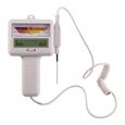 Akozon pH-mètre Testeur de pH portable chlore mètre piscine Spa contrôleur de qualité de l'eau vérificateur-2