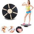 Balance Board, Planche de thérapie, Plateau d'équilibre, Fitness Exercice coordination 39.5 cm de diamètre Pour Gym Fitness -2