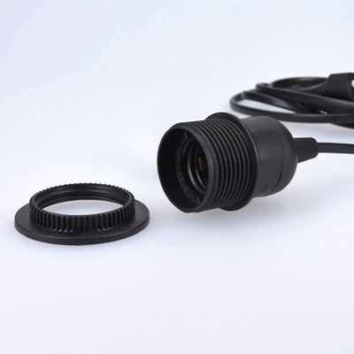 Kwmobile Kit 3 Douilles E27 Avec Câble 3,5m Et Interrupteur - Porte-Lampe Blanc Pour Abat-Jour & DIY