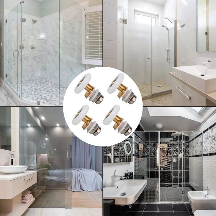 Roue À Rouleaux De Porte Coulissante En Acier Inoxydable 304 Avec