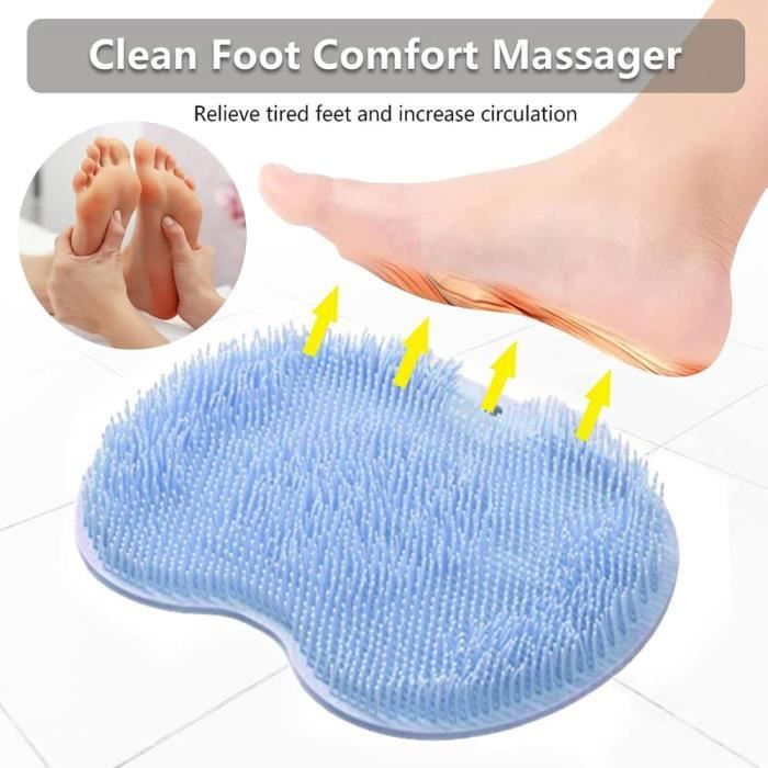 Tapis De Massage Pour Les Pieds Et Le Dos, Tapis De Douche Antidérapant