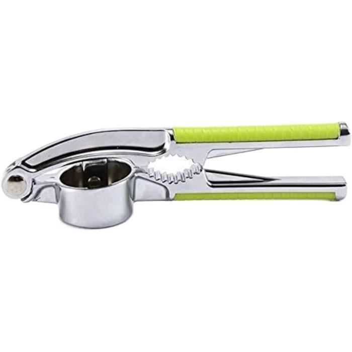 Hachoir à Ail Pressé Manuel - Acier Inoxydable, Pour Hacher Ail, Oignon, Poivrons Facilement - 3