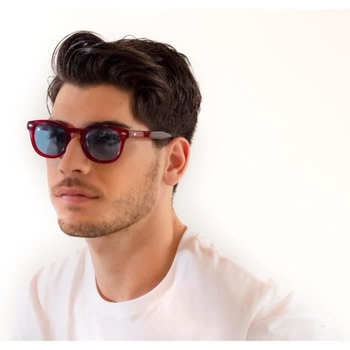 Lunettes De Soleil Sun Lovers – Tortue Brun, Verre Polarisé Brun, Rectangulaire