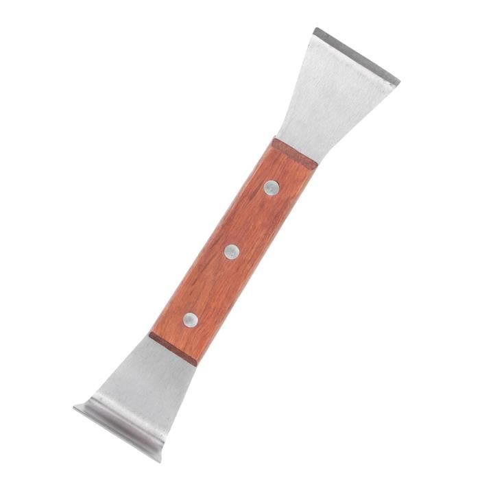 Grattoir De Ruche Rouge En Acier Inoxydable - Outil Apicole Lève-Cadre