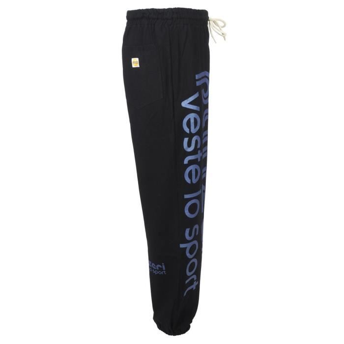 Pantalon de survêtement Uni h noir/bleu nacre jer - Panzeri - Homme -  Multisport - Taille élastiquée Noir - Cdiscount Prêt-à-Porter