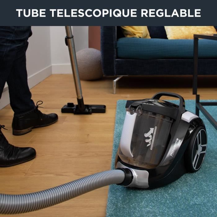 Compact Power Cyclonic XXL, Aspirateur traineau sans sac, puissant