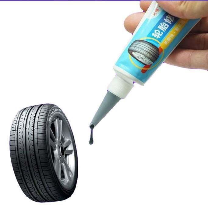 Colle bleue pour reparation pneu 