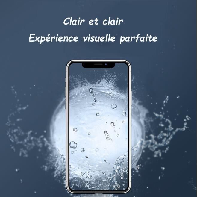 Film verre trempé 4D protection écran pour Apple iPhone 11 Noir - Cdiscount  Téléphonie