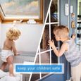 Alarme Maison sans Fil, alarme antivol magnétique pour portes, fenêtres et portes de maison, adaptée aux systèmes de sécurité enfant-3