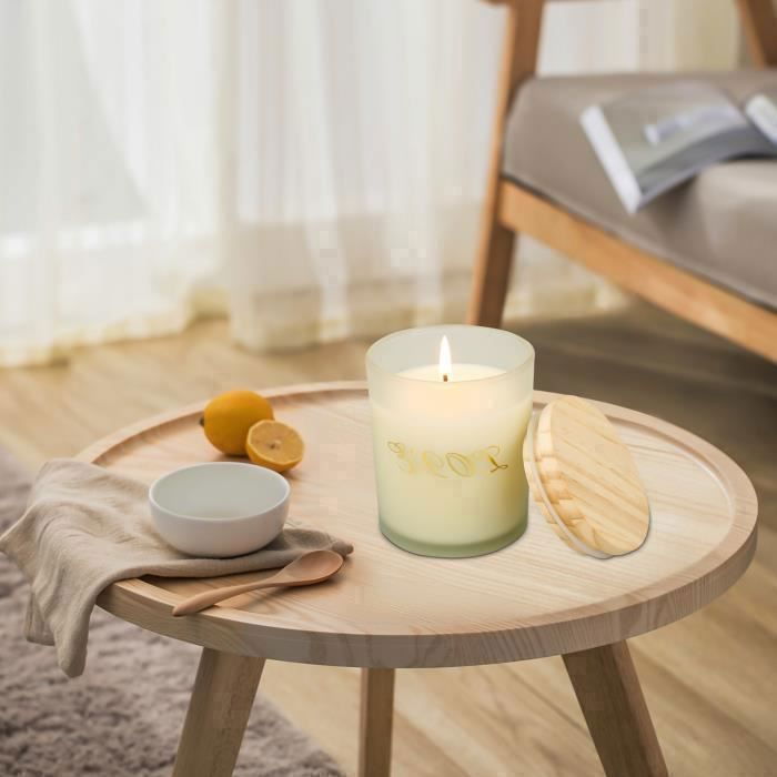 Lot De 3 Bougies Parfumées FRUITY BLOOM Cire De Soja Notes Florales