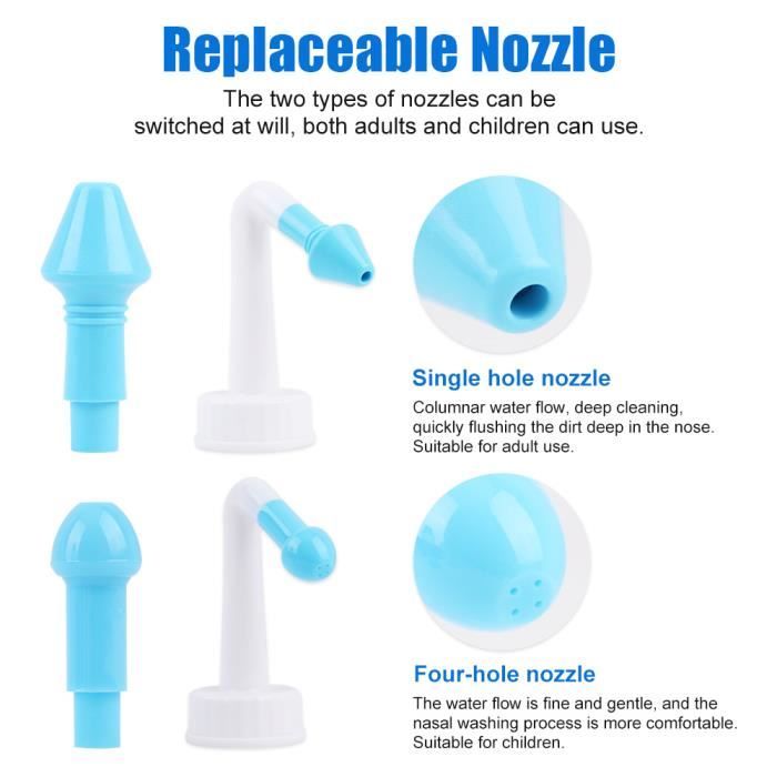 Respimer NetiFlow Kit d'Irrigation Nasale Dispositif + 6 sachets -  Cdiscount Santé - Mieux vivre