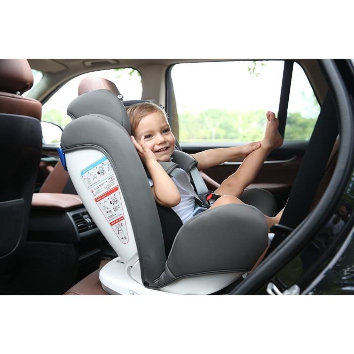 Star Ibaby Siege Auto Bebe 0 à 36kg, Siege Auto Isofix Groupe 1 2 3, Siège  Auto Bébé et Enfants de 9 Mois à 12 Ans, Sièges Auto Ergonomique de Voyage, Rehausseur  Voiture Enfant, Siege Bebe Voiture