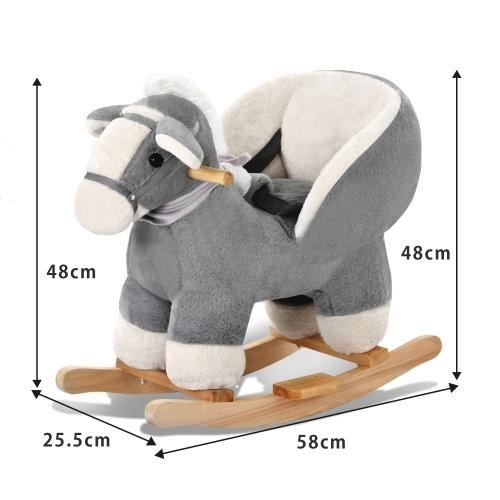 Cheval à Bascule Enfant (1~3 Ans), Cheval à Bascule, Jouet à Bascule Bebe,  Jeux Bascule pour Petits Enfants Bébé Garçons et Filles - Cdiscount Jeux -  Jouets