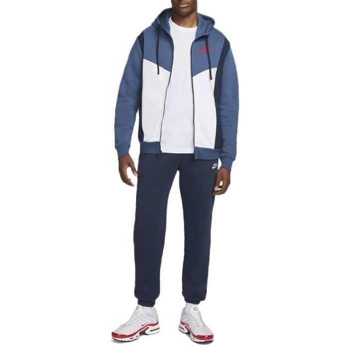 Men's nike sportswear hybrid fleece full zip hoodie clearance