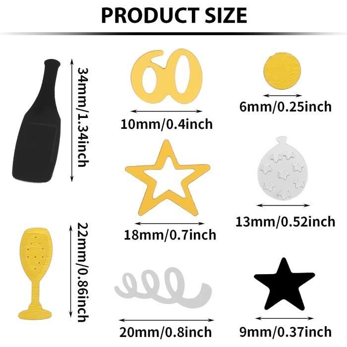 Decoration Anniversaire 60 Ans Femme, 60 Ans Anniversaire De Fête En