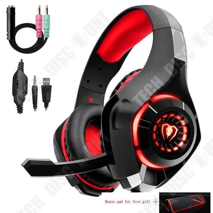 Casque Gaming ONIKUMA X3 RGB Avec Micro Anti-Bruit - Son Surround Stereo 50mm Compatible Pc Ps4 Xbox Switch Mobile Livraison Maroc