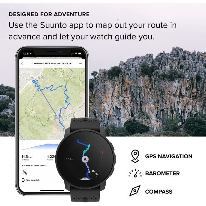 Montre gps suunto store 9 all black