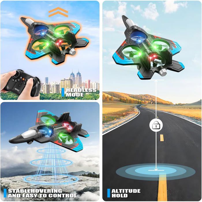 WLtoys – Avion De Chasse Télécommandé A220, Radio 2.4G, 6G/3D, Modèle D'avion électrique En